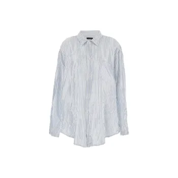Balenciaga Striped Long Sleeved Shirt