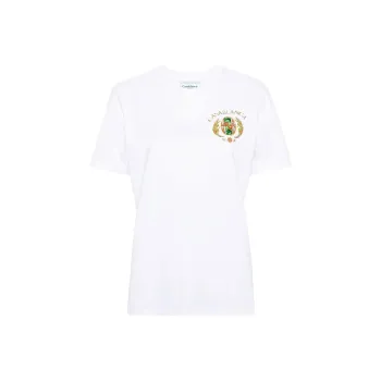 CASABLANCA Joyaux D'Afrique Tennis Club T-Shirt 'White'
