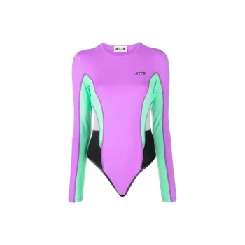 MSGM Bodysuits Women's Purple