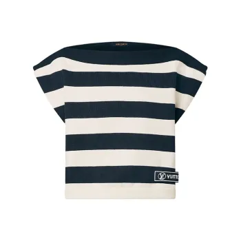 LOUIS VUITTON Marinière Bateau Knit Top