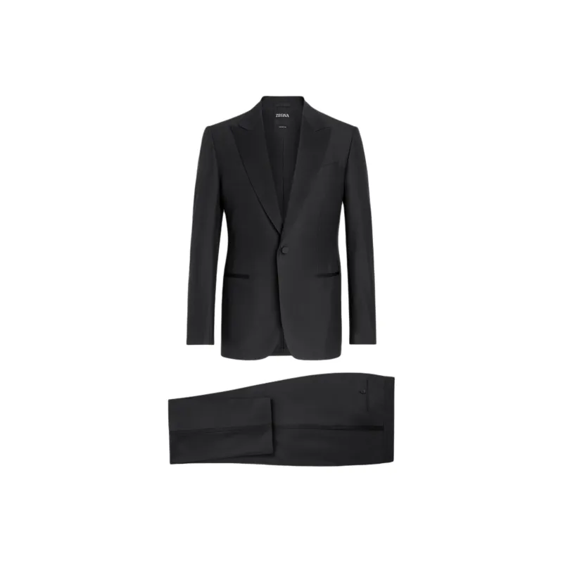 Ermenegildo Zegna Trofeo 600 Single breasted Wool silk Suit-0