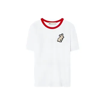 TORY BURCH SS23 CNY Of Rabbit T Shirt Women's White