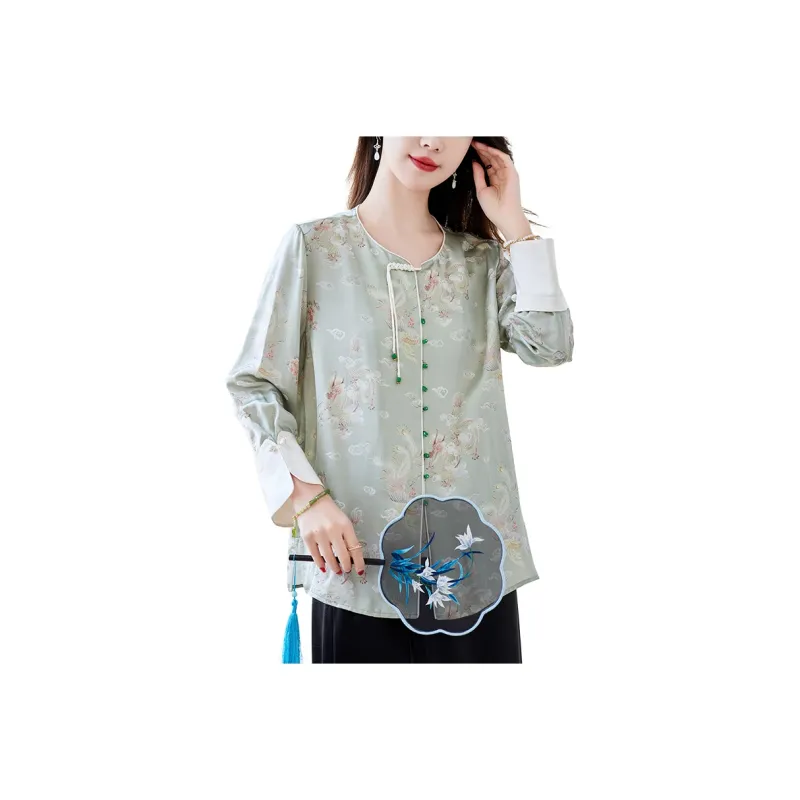 To The West Shirt Women's Green-0