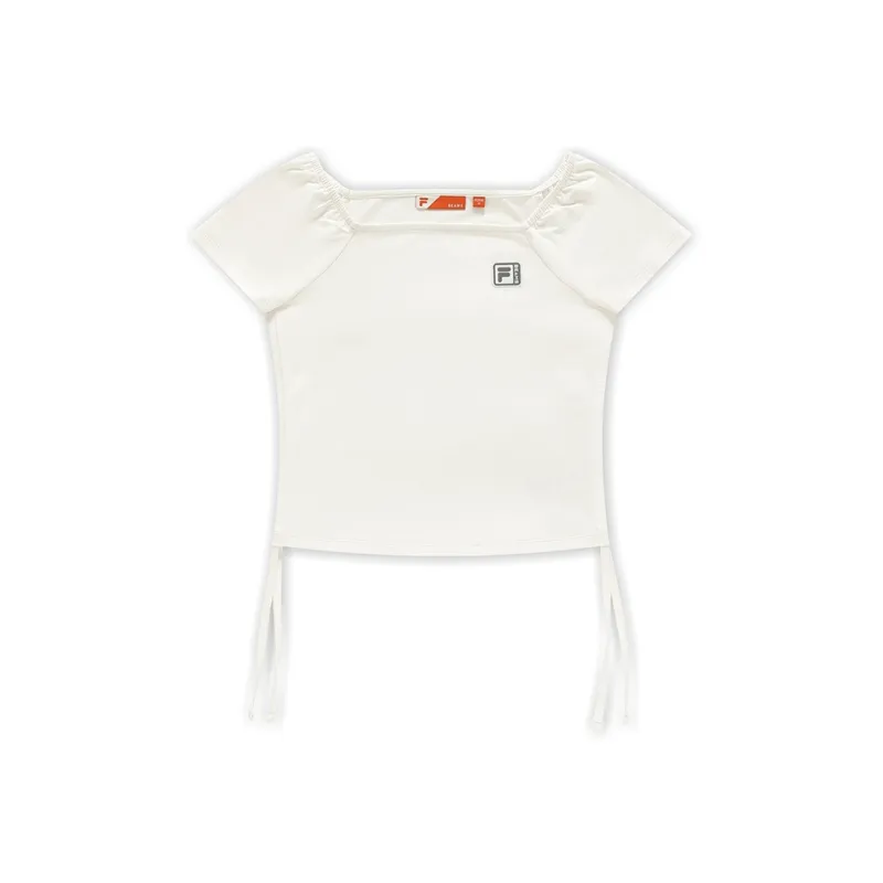FILA FUSION FILA FUSION CROSS OVER Series T Shirts Women's Light Gray-0