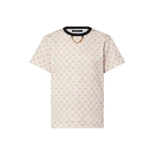 LOUIS VUITTON SS24 Drop Shoulder Sleeve T Shirt Women's Beige