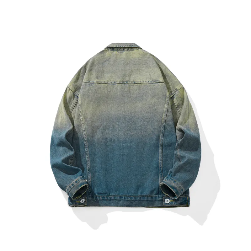 SIL VITIN Denim Jacket Unisex Gradient Nostalgic-1