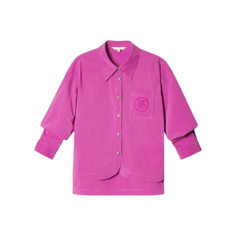 PSALTER Shirt Women's Eggplant Purple-0