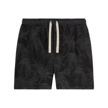 PALM ANGELS Palms Curved Logo Shorts