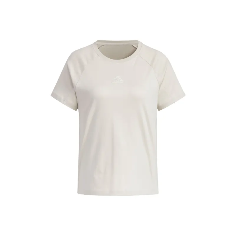 Adidas Raglan Sleeve T Shirt Women's Bauxite Brown-0