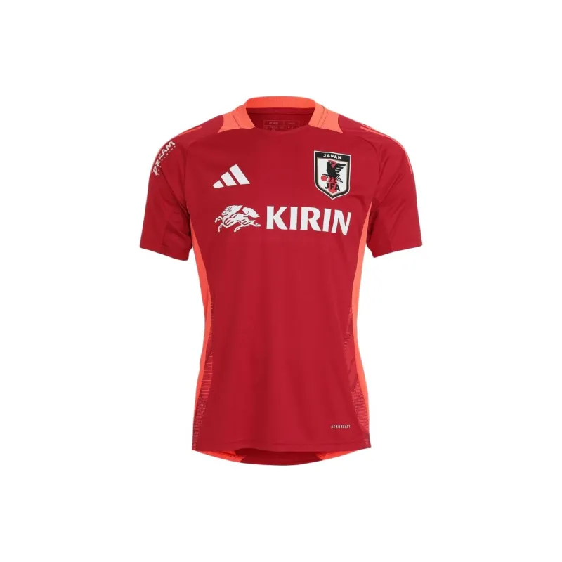 Adidas Japanese Football Team Olympic Series Soccer Jersey Men's Red-0