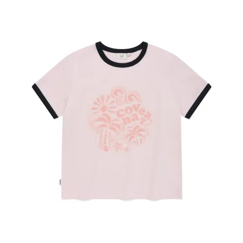 COVERNAT SS24 Regular T Shirt Women's Light Pink