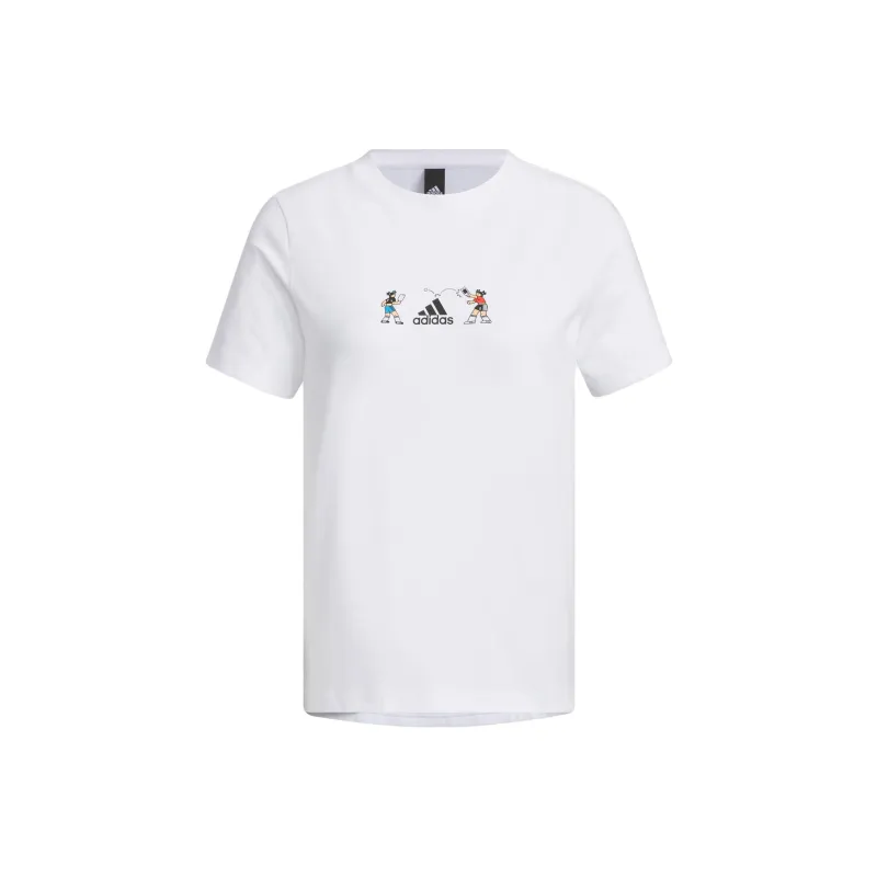 Adidas x SEEBIN Set in Sleeve T Shirt Women's White/Light Gray-0