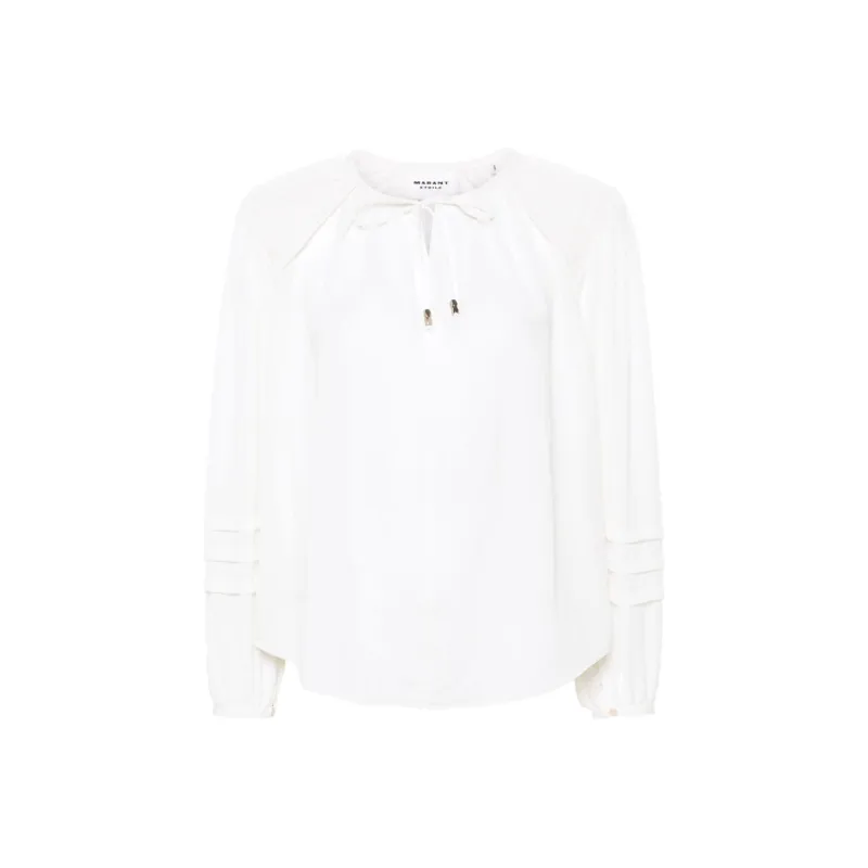 ISABEL MARANT ETOILE Lamaya Crepe Blouse-0