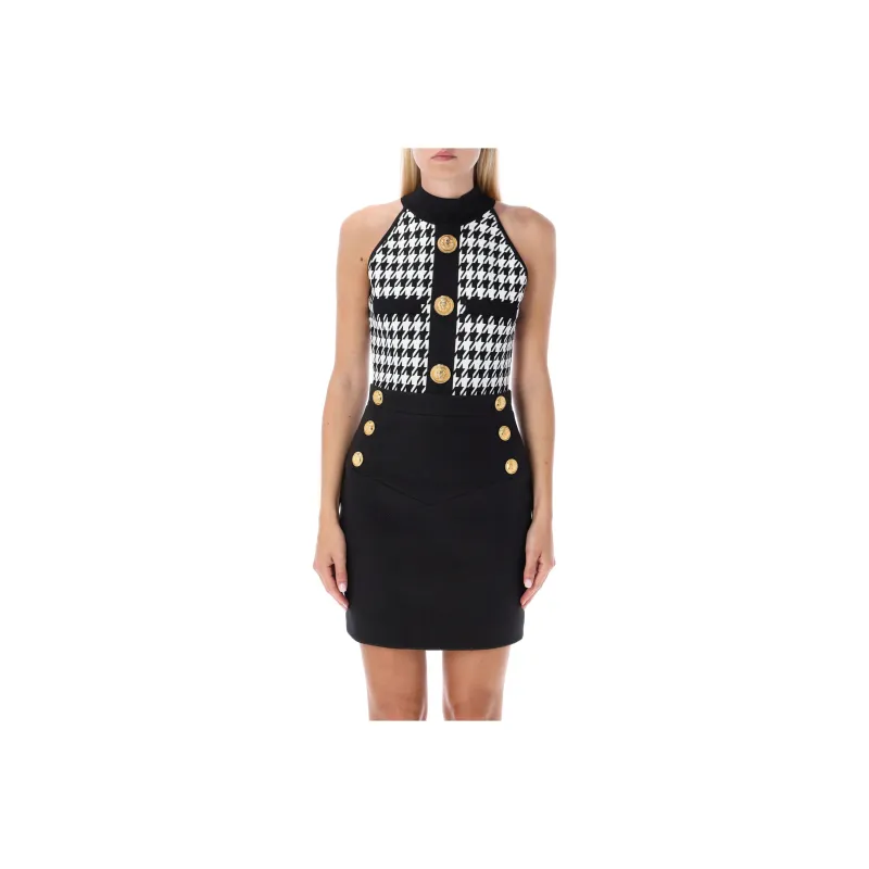 BALMAIN Bodysuits Women's Black/White-0