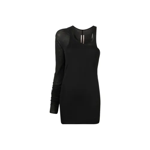 RICK OWENS T-Shirts Women's Black