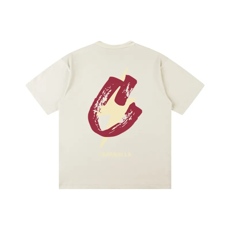 Caramella Drop Shoulder Sleeve T Shirt Unisex-4