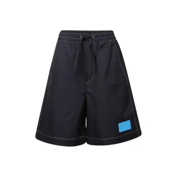Sunnei Drawstring Wide Leg Shorts