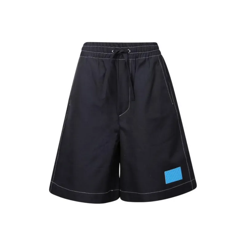 Sunnei Drawstring Wide Leg Shorts-0