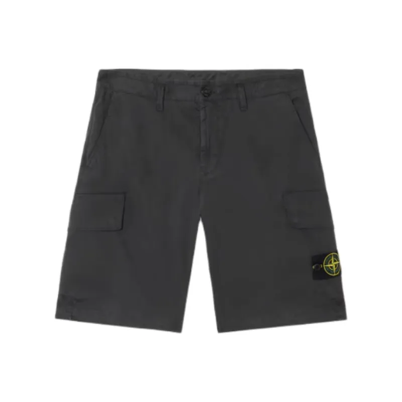 STONE ISLAND Compass Patch Cargo Shorts-0