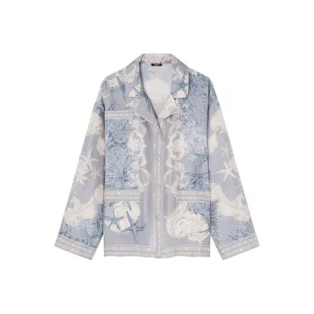 VERSACE Barocco Sea Button-Up Shirt