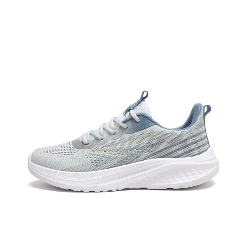 WARRIOR Running Shoes Men Low Top Black Blue