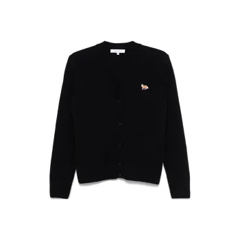Maison Kitsune Baby Fox Patch Knit Cardigan