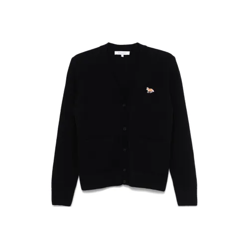 Maison Kitsune Baby Fox Patch Knit Cardigan