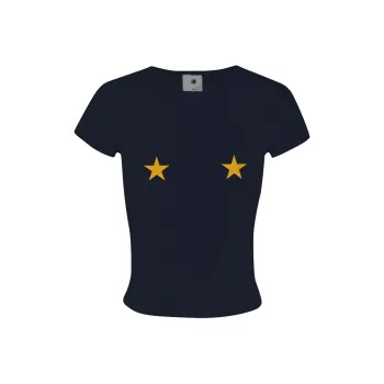 FDR Set in Sleeve T Shirt Women's Navy Blue