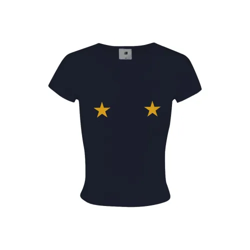 FDR Set in Sleeve T Shirt Women's Navy Blue