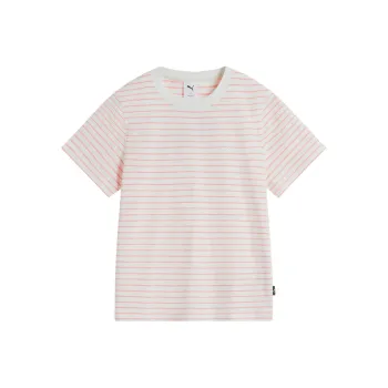PUMA NAVY PACK T Shirt Women's Peach Pink