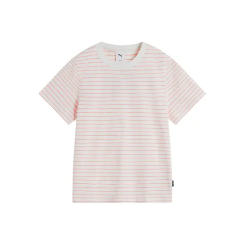 PUMA NAVY PACK T Shirt Women's Peach Pink