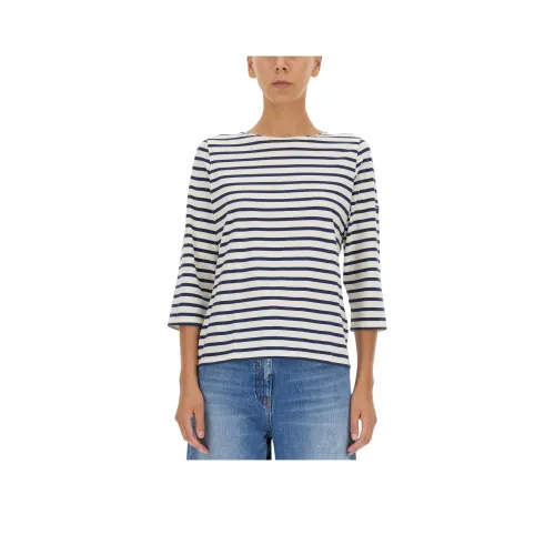 SAINT JAMES T-Shirts Women's Blue White