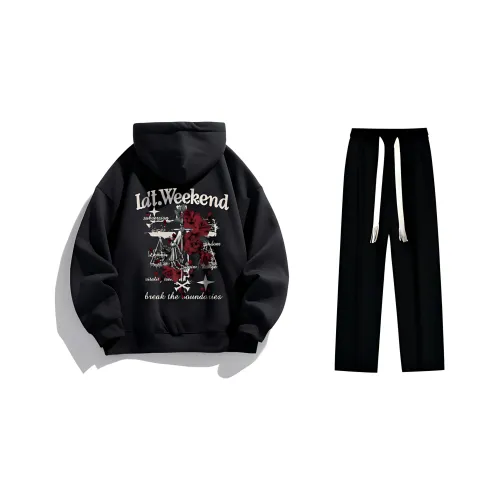 LA'T.WEEKEND Sweatshirt Set Unisex