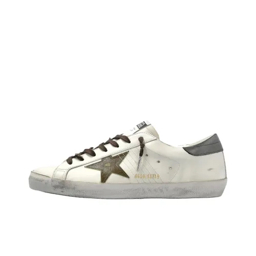 Golden Goose Super Star Low Top Skateboard Shoes Men's White