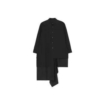 Yohji Yamamoto Layered design Cotton Shirt