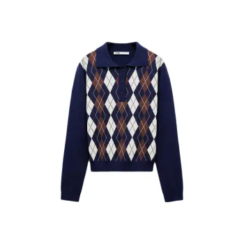 ZARA Sweater Women's Marine Blue
