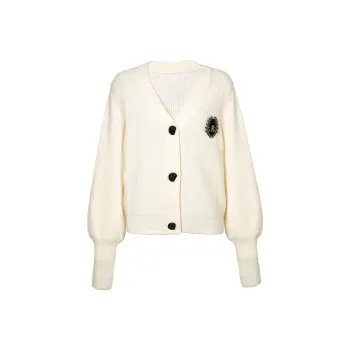 LOFT SHINE Loose Fit Knitwear Women's White