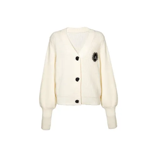 LOFT SHINE Loose Fit Knitwear Women's White