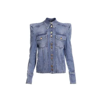 BALMAIN Shirts Women's Blue