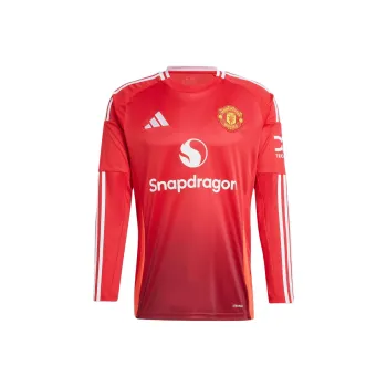 Adidas Free Shipping With AdiClub Manchester United 24/25 Long Sleeve Home Jersey