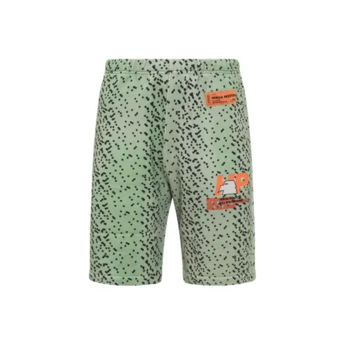 HERON PRESTON Logo Patch Shorts