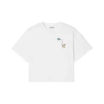 LACOSTE Regular T Shirt Women's White