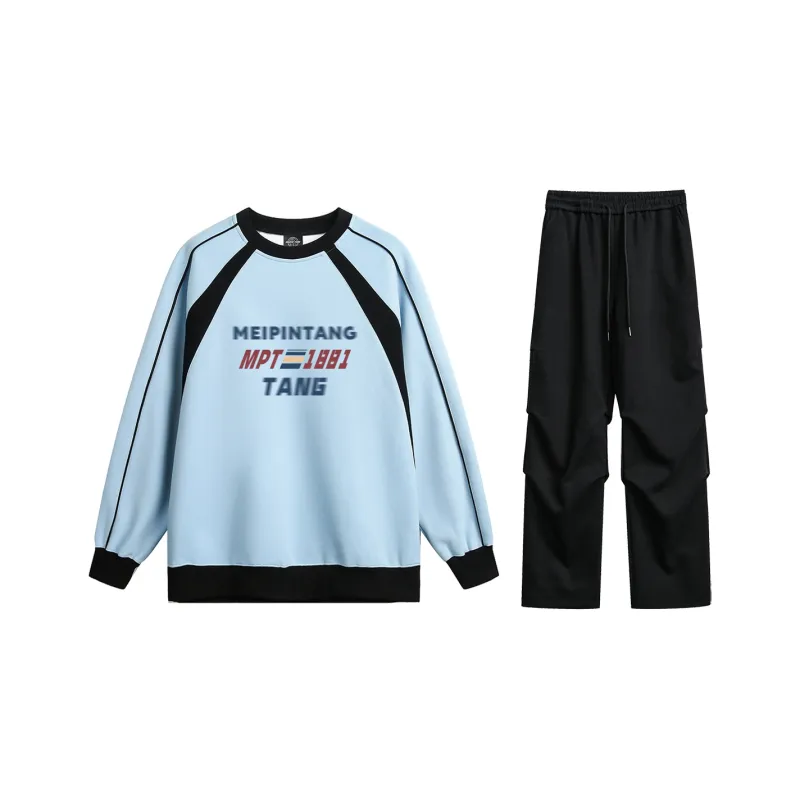 MEIPIN TANG Sweatshirt Set Unisex-72