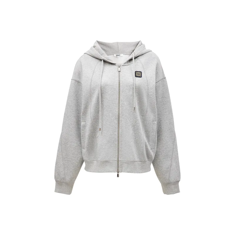 ONLY Hooded Cardigan Long Sleeved Sweatshirt Women's-0