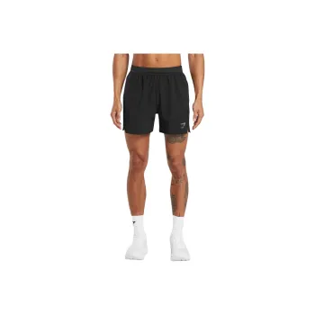 GYMSHARK Casual Shorts Men's Black