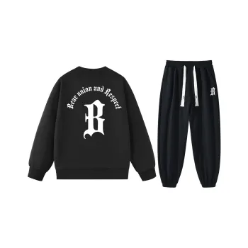 BEAR UNION Sweatshirt Set Fall Unisex