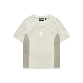 FILA FUSION T Shirt Women's Spring Buckwheat