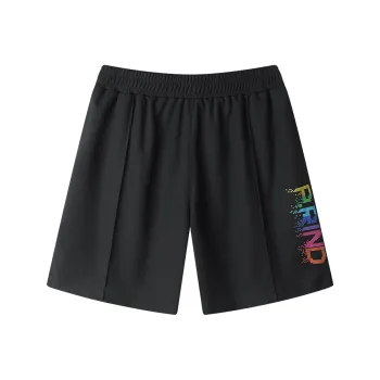 P.R IND Casual Shorts Unisex Black