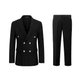 Clothing Sets (Black Suit+Black Suit Pants)