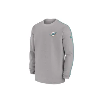 Nike Miami Dolphins Sideline Coach Men's Nike Nfl Long Sleeve Top